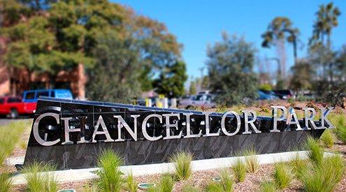 We are located in the health center property at the beautiful Chancellor Park!