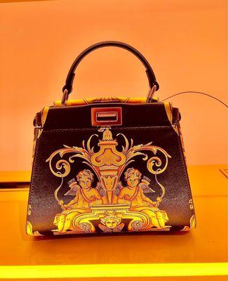 FENDI + Versace limited edition 'Peekaboo'  handbag