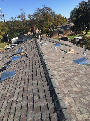 Roofing installation