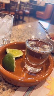 Shot of Don Julio silver $8