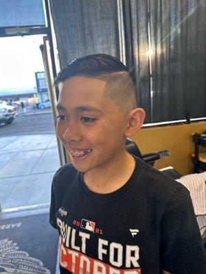 Barber Ryan did a great job with my son's haircut!