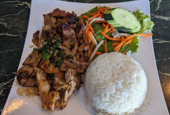 Grilled Chicken Rice Plate