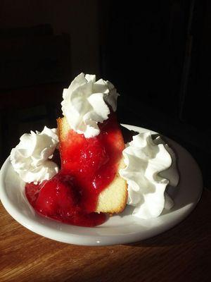 Strawberry shortcake hits the spot!