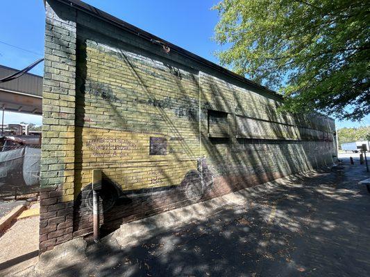 Mural outside the dairy