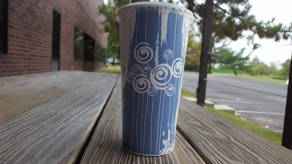 Love the fountain drink's cup design.