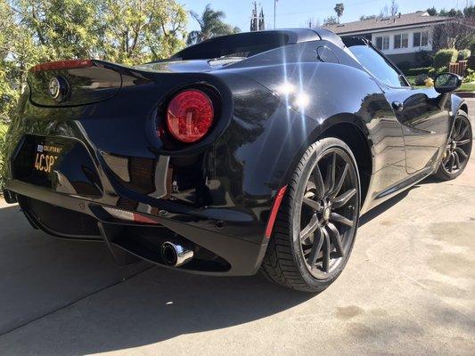 Alfa Romeo 4c Spider - New Tires - Oil Change  - Brakes