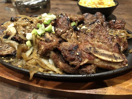 Galbi that makes you want to chew on the bones! Served with a variety of (4) banchan.