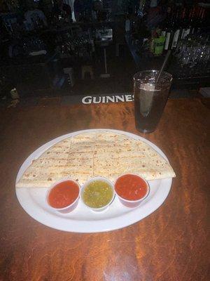 Quesadilla, With A Jack & Coke