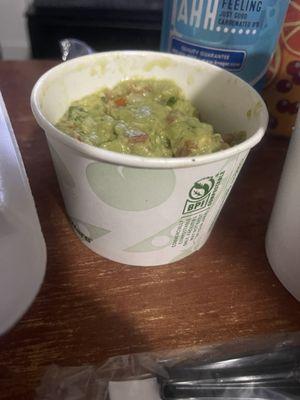 "Large" guac: $?