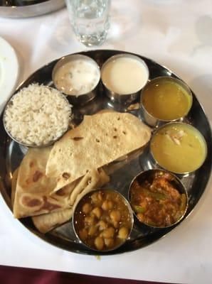 Bhel thali