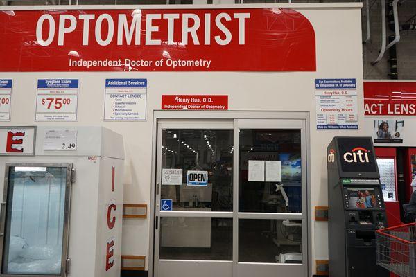 Optometry in Costco (Almaden, San Jose)