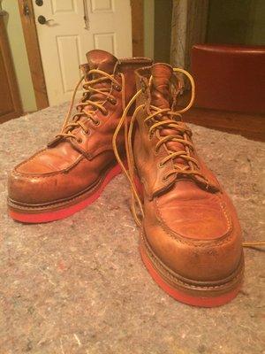 Red Wing 1907 Moc Toes with new wedge outsoles