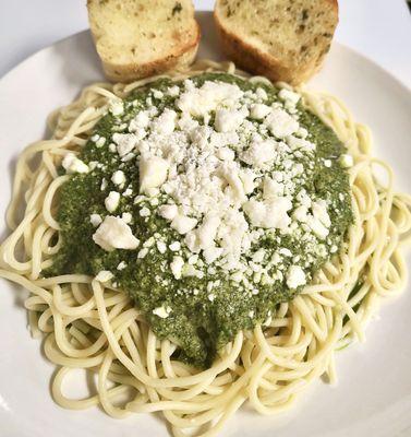 Pesto spaghetti