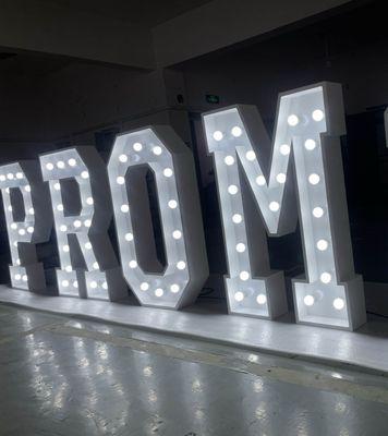 4ft PROM Marquee