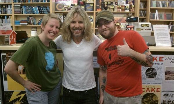 Tommy Shaw of the Styx stopped by our store!