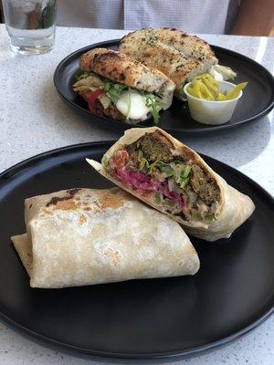 New Jimmy's Falafel burrito try out this twisty yet tasty meal for all the vegetarians out there.