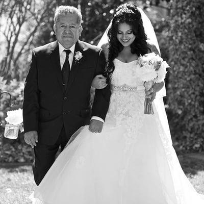 The walk down the aisle