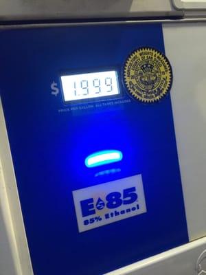 $1.99/gal for flex fuel ethanol