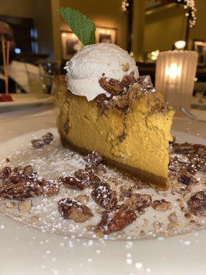 Pumpkin cheesecake