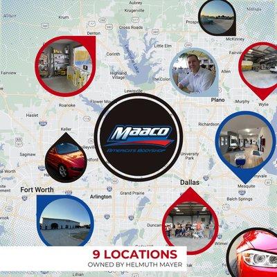 Maaco is America's #1 Body Shop for a reason.  We've been helping drivers get back on the road since 1972 from any of our 400+ locations.