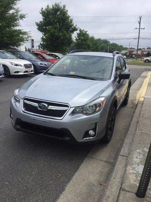 Manual crosstrek that I got to test drive.