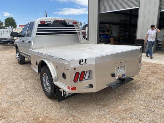 Truck bed installation