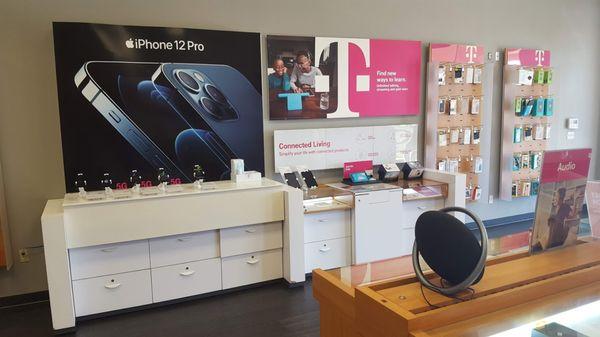 Inside T- Mobile Store