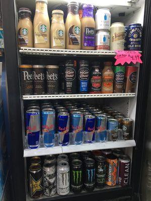 Energy drinks /coffee