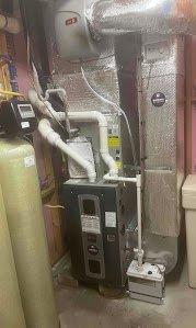 New Trane high efficiency gas furnace