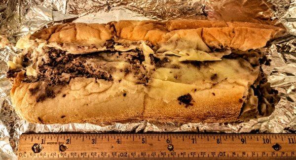 Large cheesesteak. $17.39