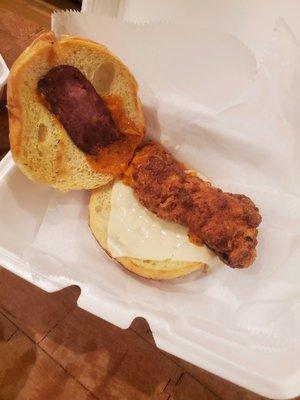 A shitty "chicken sandwich"