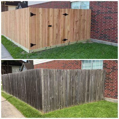 Fence installation