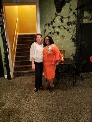 Donna Crockett and Tammie Hunter the HONOREE