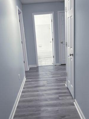 Hallway cleaning of New Home