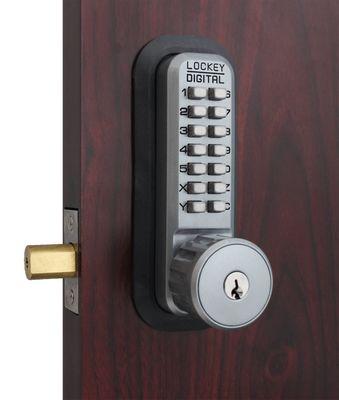 Mechanical digital deadbolt lock