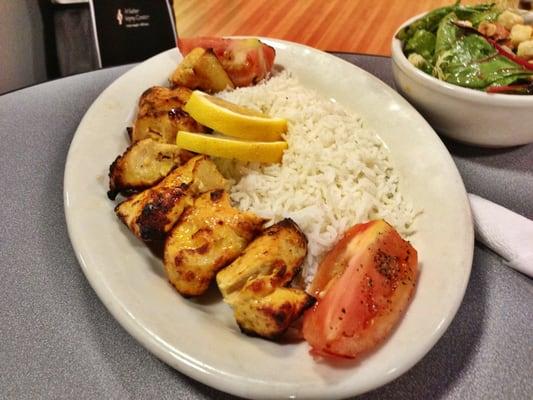 My new go to bowling meal. Chicken kabob