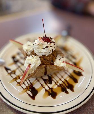 Fried ice cream.