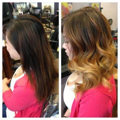 Short hair OMBRÉ