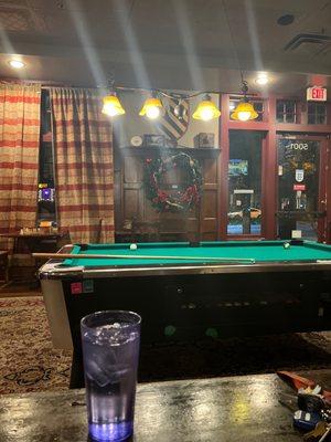 Billiards room