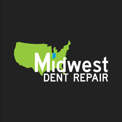 Midwest Dent Repair Logo on Black Background