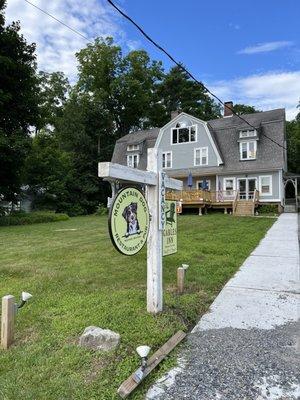 Front of restaurant