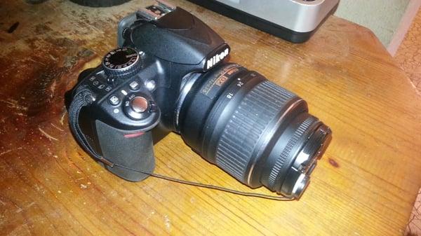 Nikon D3100, $150; can't wait to get more LENSES, and for what I paid, I can AFFORD to!