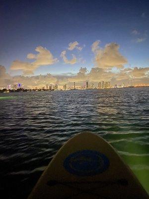 Paddle boarding