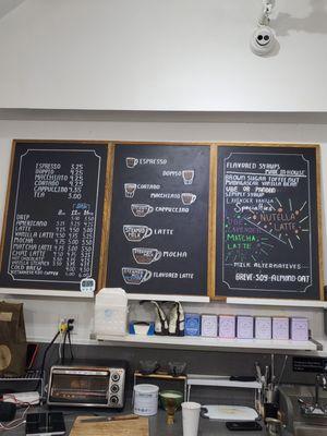 Regular menu