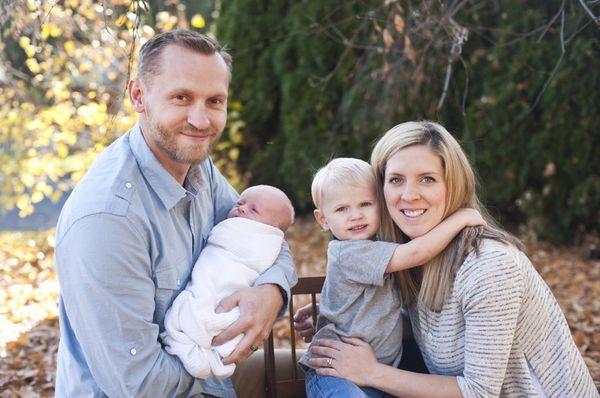 Dr. Lacey Rasmussen and her family.