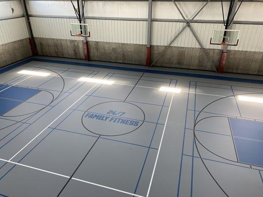 Brand new basketball court!