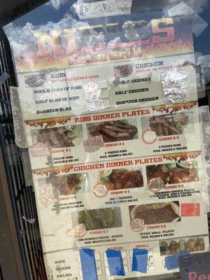 Menu | Nidia's Latin Grill | Dover FL | June 10, 2022