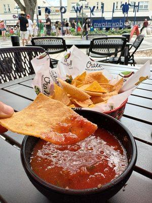 Free chips and salsa