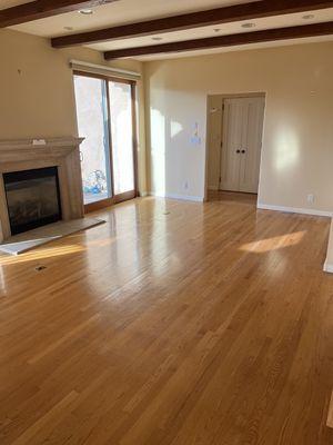 Living room floors like new!