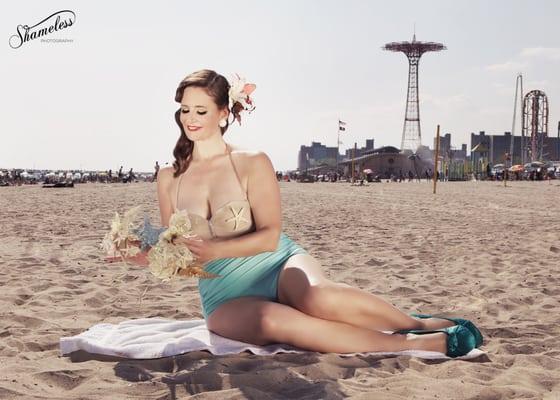 Coney Island Mermaid shoot, Shameless Photography
Photo by Maxine Nienow